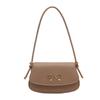 Korean Niche Bow Women's Bag New Trendy and Fashionable Shoulder Bag French Solid Color Underarm Bag