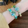 Sunflower Bracelet Starfish Ceramic Beaded Jewelry Decoration Women Gift Fashion
