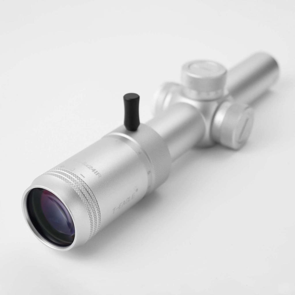 T-EAGLE 1.2-6x24IR Riflescope, RHK-SL Variable Magnification, Short Scope, Mil-Dot, One-Piece Mount (SL)