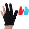 Leopard Fitness Gloves Letter Left Hand Gloves Snooker Billiard Gloves Three Finger Billiard Gloves
