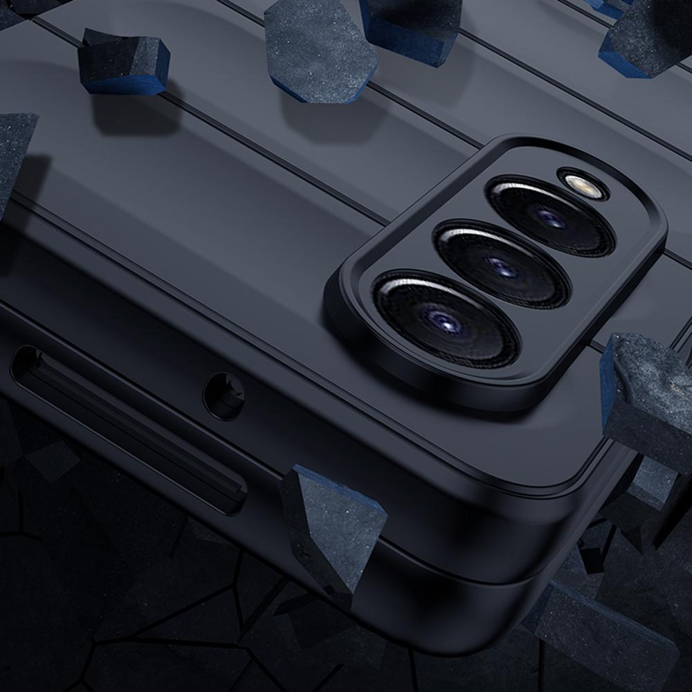 For Samsung Galaxy Z Fold3 5G Skin-touch Hard PC Back Case Shockproof Rugged Phone Cover