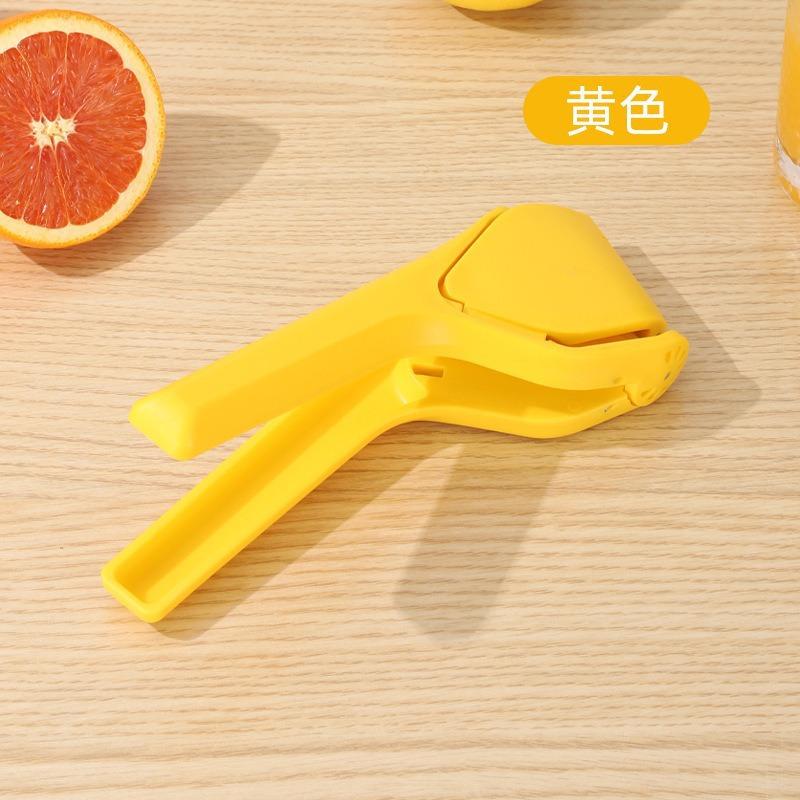New Manual Lemon Juicer Folding Portable Orange Juice Clip Juicer Hand Press Press Artifact Lemon Hand Press Yellow