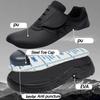 Weiße Arbeitssicherheitsschuhe für Herren Damen Stahlkappe Arbeitsschuhe Mode Sicherheitsschutzschuhe Durchstichsichere Sicherheitsstiefel