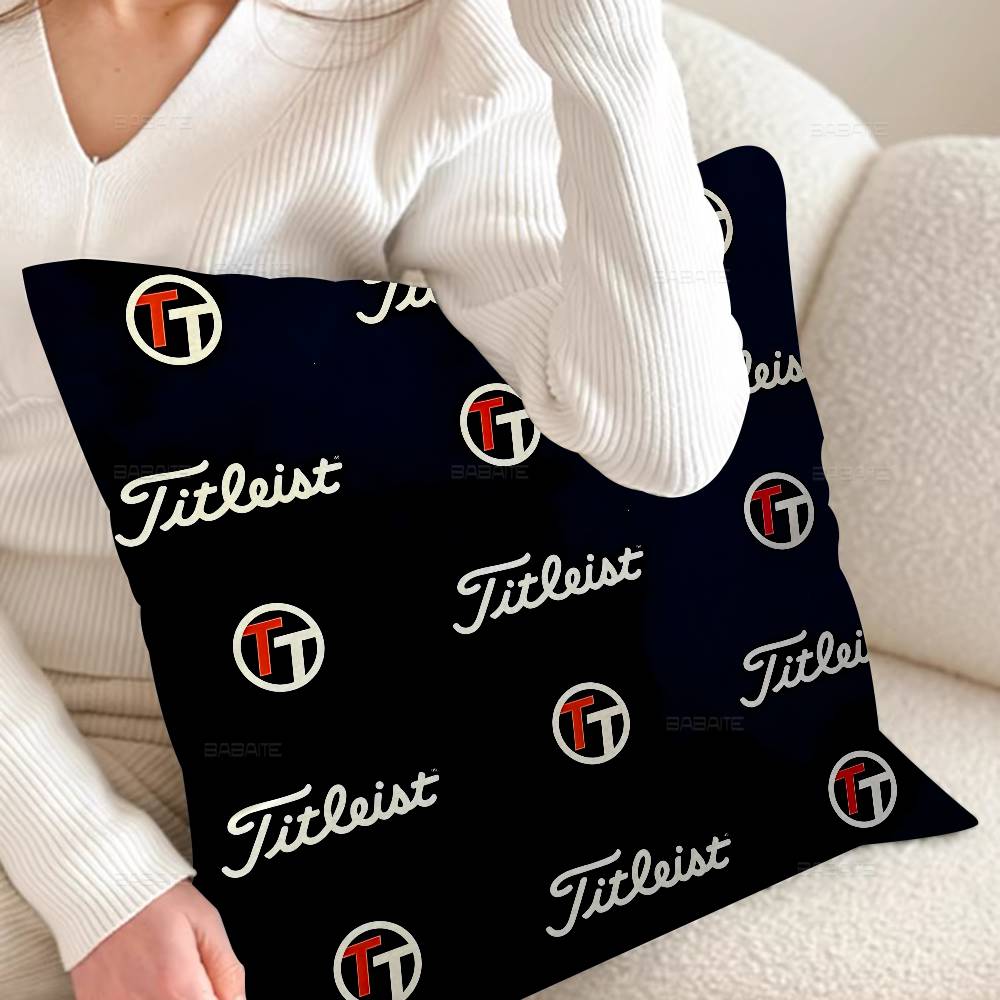 TTtitleistS Pillow Covers Cartoon Sofa Decorative Home Doublesided Printing Short Plush Cute Cushion Cover