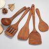 Wooden Kitchen Tools Nonstick Pan Meat Rice Spatula Cooking Shovel Mixing Spoon Soup Scoop Ladle