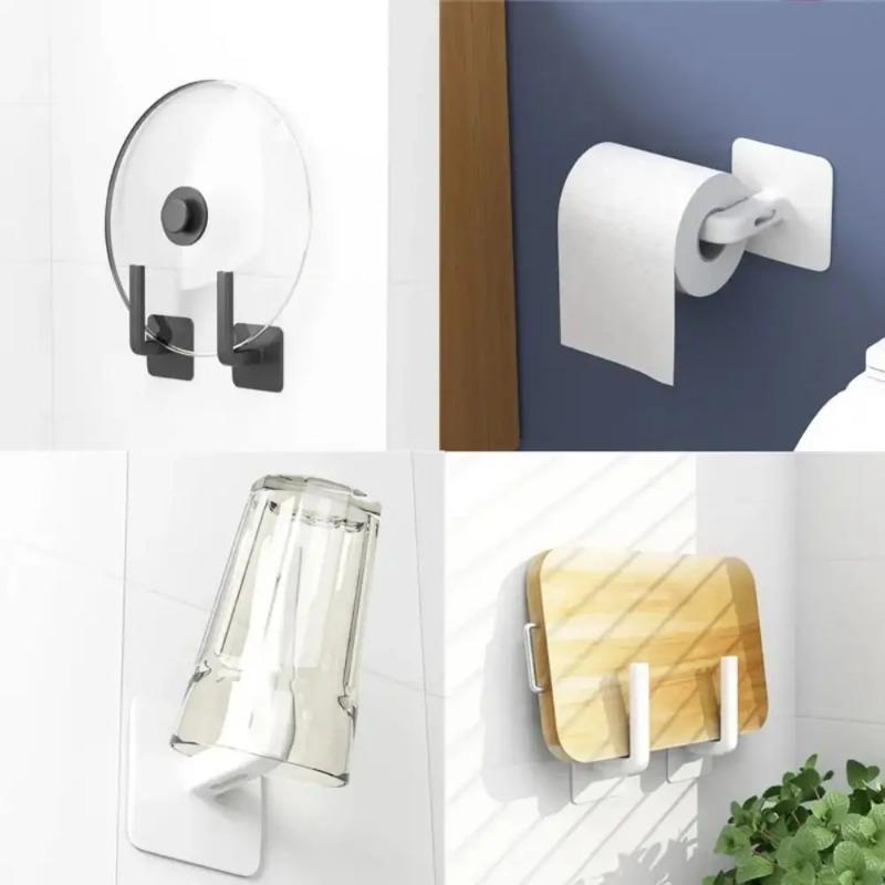 1Pcs Durable Storage Organizer Hat Rack Kitchen Wall No Drilling Cap Hook Holder Adhesive Baseball Cap Hanger for Door Closet
