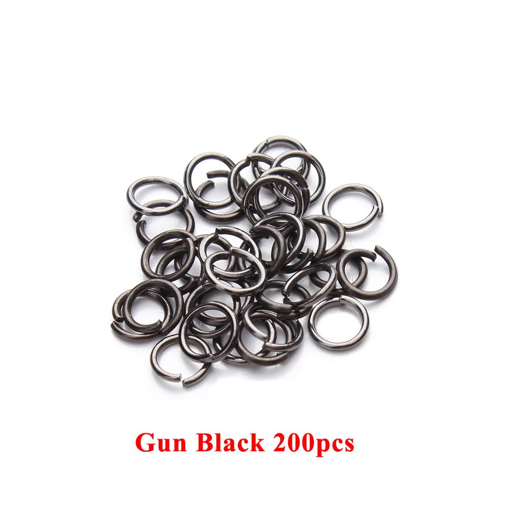 50-200pcs DIY Jewelry Findings Open Single Loops Jump Rings Split Ring for jewelry making Open Jump Rings Connectors Wholesale