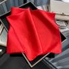 2025 Latest Women's Solid Silk Shawl Hijabs Pashmina Foulard Bandana Bandannas Popular Sunscreen Headcloth 60cm Square Scarf