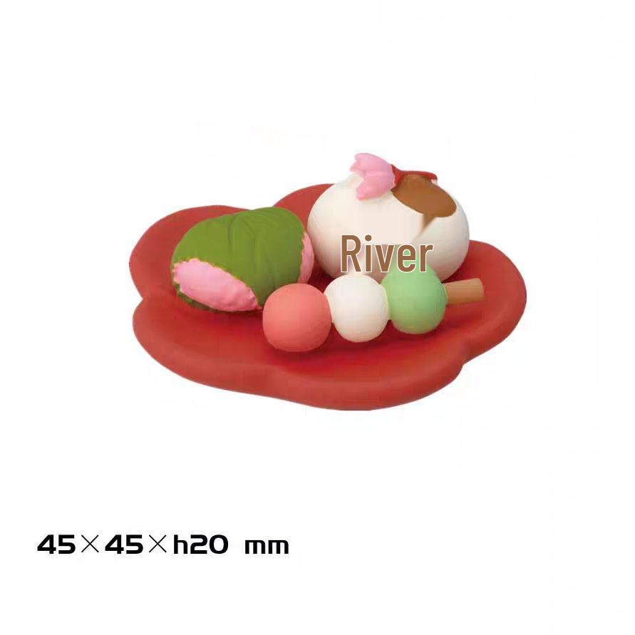 ZAKKA Handmade Japanese Cat Cherry Blossom Season DIY Resin Figurines Ornaments