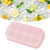 Silicone   Tray Easy Release Flexible 8   Trays  Ice Trays with Removable Lid for   Cocktail Whisky