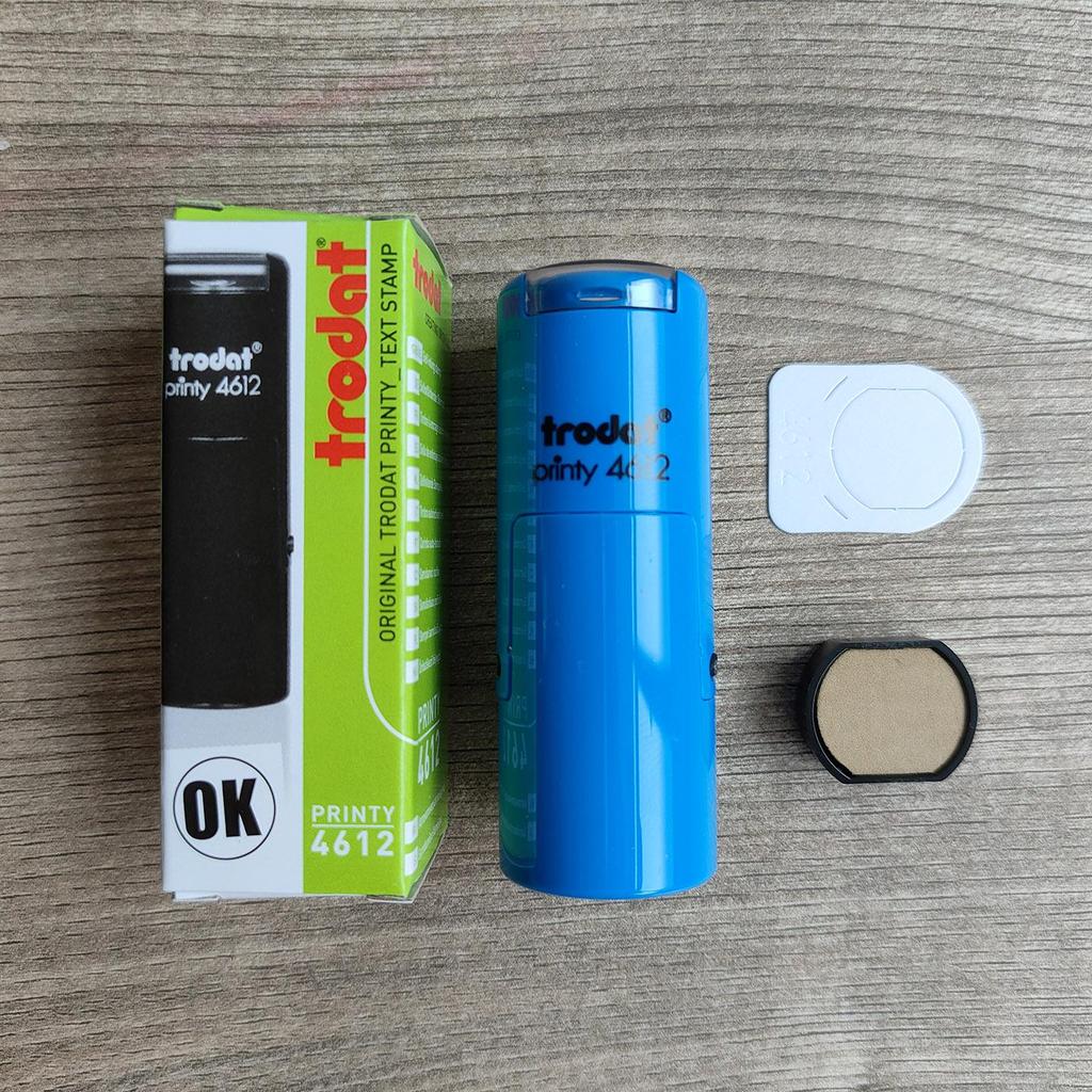 İsimler ve İmzalar İçin Trodat 4612 Kendinden Mürekkepli Damga (Kazıma Yok)