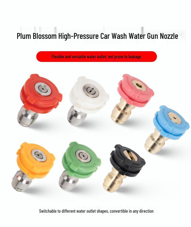 Duza pentru Mașină de Spălat cu Presiune cu Conectare Rapidă 1/4 în Formă de Evantai Accesoriu pentru Spălarea Mașinii