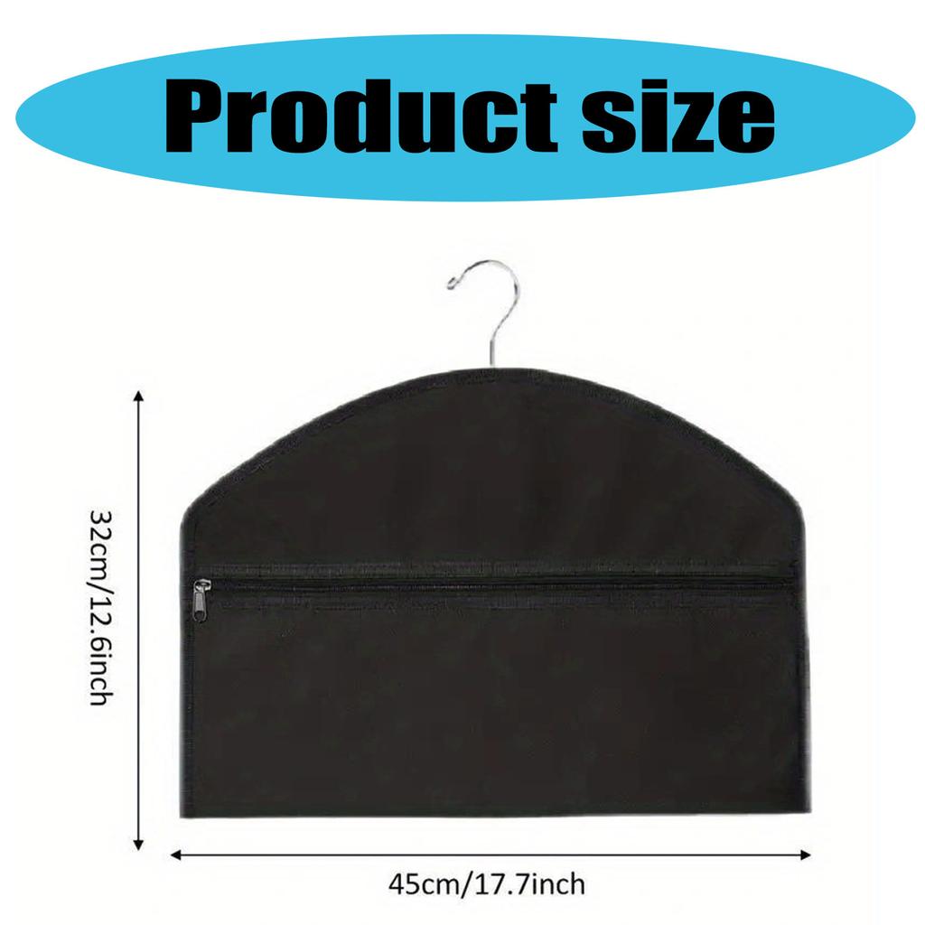 Pack Of 2 Secret Zippered Pouches Hanger Hanging Safe Bag for Concealing Valuables Discreet Travel Security Pouch