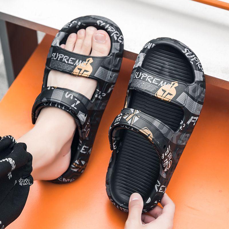 WTEMPO Pánské letní sandály Měkká podrážka Nazouváky Venkovní Dírkované Plážové boty Domácí pantofle Nositelné Protiskluzové Turistické boty