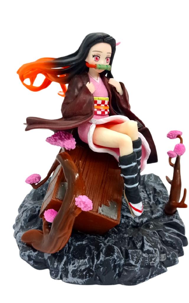 Незуко Клинок, уничтожающий демонов Demon Slayer Nezuko аниме фигурка 17 см