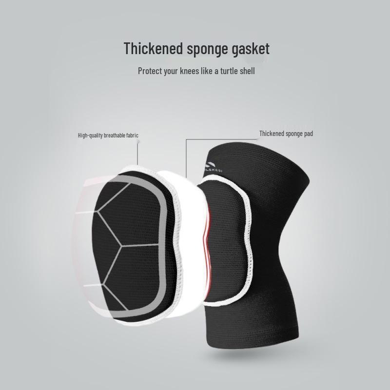 Breathable Thickened Sponge Knee Pads for Yoga, Dance, and Fitness - Suitable for All Ages and Seasons