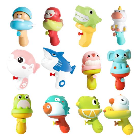 Juguete de Animales de Dibujos Animados con Chorro de Agua para Niños Pato Lindo Dinosaurio Juguetes de Salpicaduras para Niños Pequeños Diversión Veraniega en Playa Piscina Juegos de Agua al Aire Libre para Niños