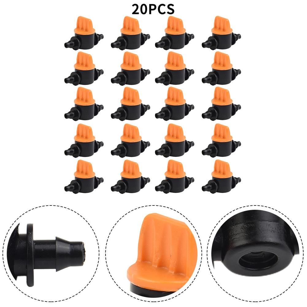 Irrigation Control Valves Water Flow Plastic Flower Lawn Agriculture 20Pcs