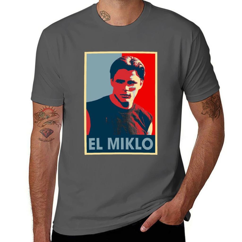 Blood In Movies Design Blood Out El Miklo Tshirt Basic Solid Tee For Daily Use