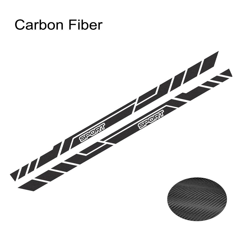 For Mitsubishi ECLIPSE CROSS Car Door Side Skirt Sticker PVC Racing Sport Stripes Vinyl Decal Auto Body Decoration Accessories