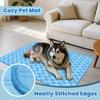 Pet Ice Mats Summer Cat Dog Sofa Nest Bed Cooling Sleeping Pad Summer Washable For Small Medium Large Dogs Car