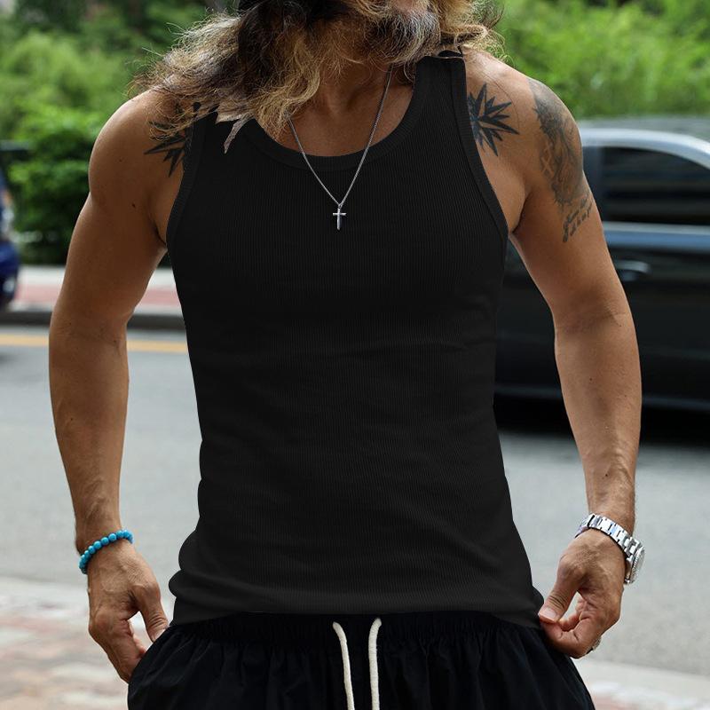 

New Men s Waistcoat Wear Slim Casual Sports XXXL чорний