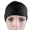 Silicone Swimming Cap Unisex Flexible Waterproof Adult Head Cover Swim Caps Black