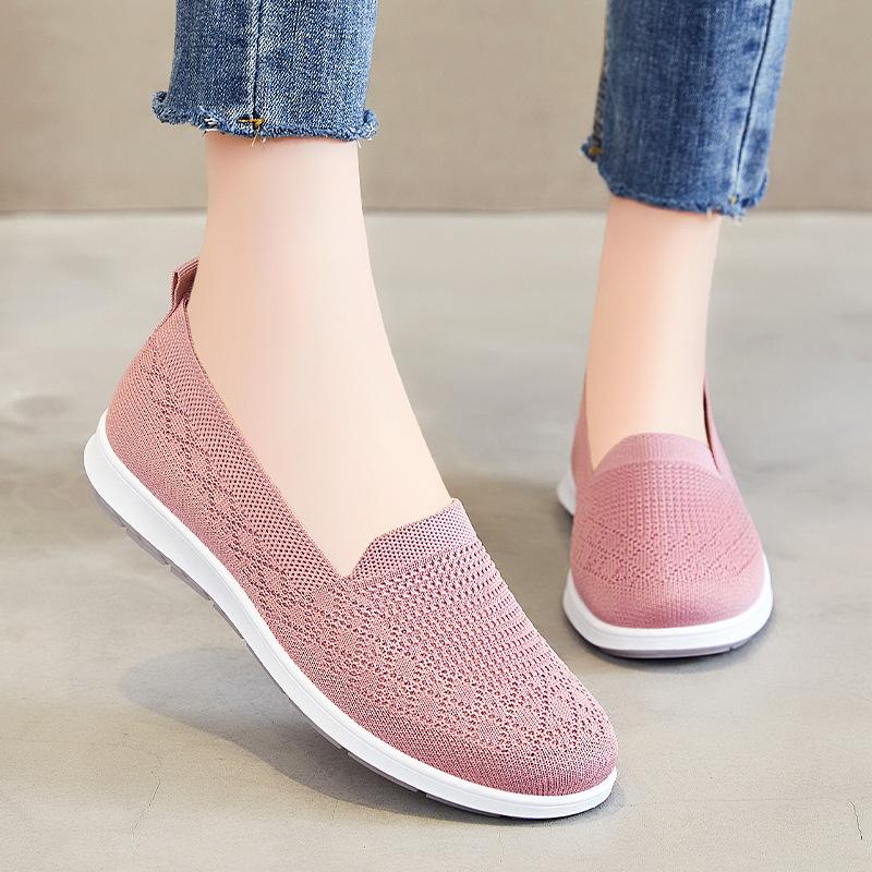 Shoes Women's Shoes Cloth Shoes Casual Breathable Flat-soled Shoes Soft-soled Mother Shoes Comfortable