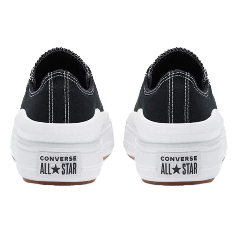 Converse Chuck Taylor All Star Move Low Black Women Sneakers White 570256C