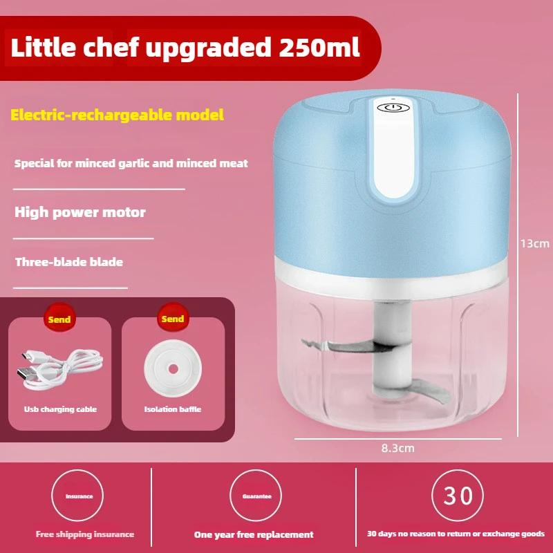 Multifunctional Electric Supplementary Food Machine Baby Cooking Machine Automatic Garlic Press Meat Grinder Small Household