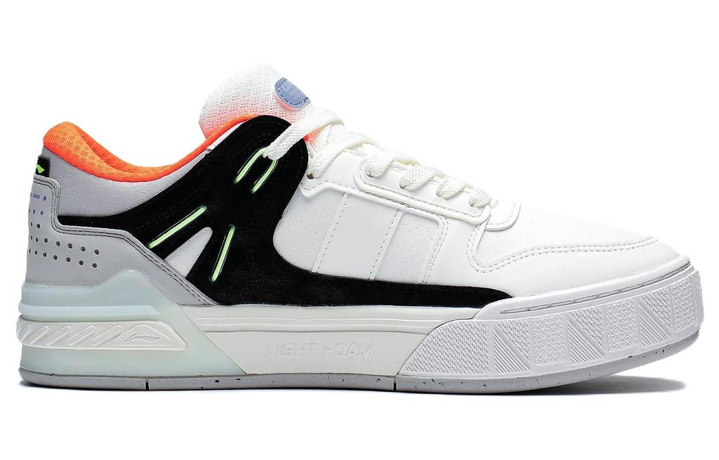 Li Ning Morning Glow Morning Glow Low top Skateboard Shoes Men's Bellflower Gray AGCS353-1