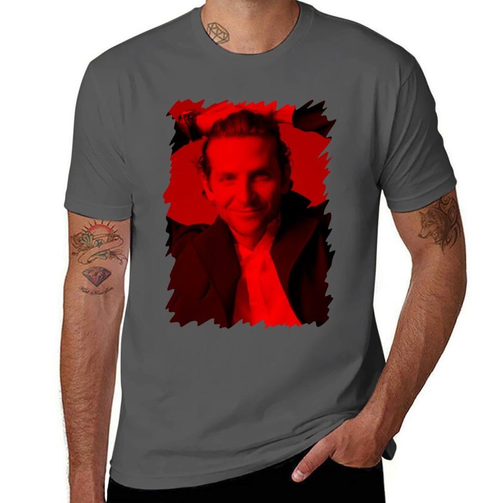 Bradley Cooper Celebrity Tshirt Everyday Wear Basic Short Sleeve Top