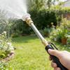 Strålrör till trädgårdsslang med högtryckstvättfunktion, tvättstav med 3 utbytbara munstycken, snabbkoppling, högtryckstvättslangmunstycke för bilrengöring