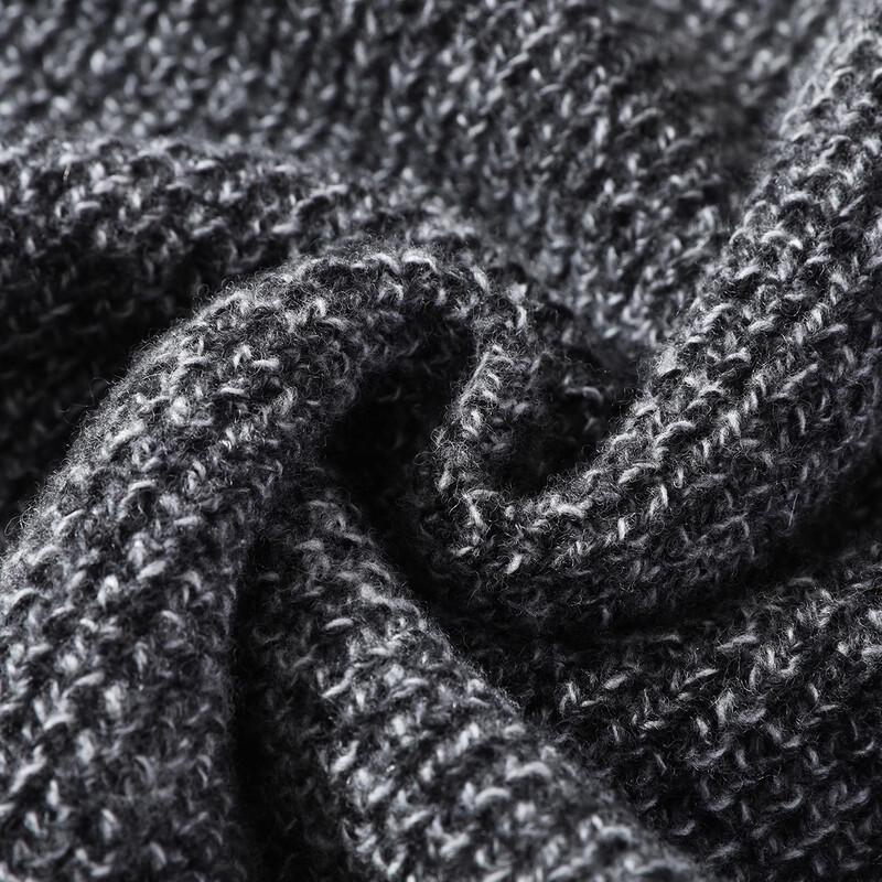 Pánský svetr Antonio ze 100% merino vlny se zesíleným kulatým výstřihem