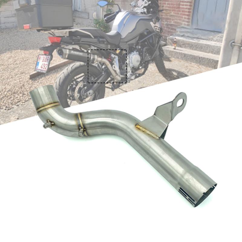 Slip On For F800 F900 Gs Adventur 2024 2025 2026 Motorcycle Exhaust System Escape Stainless Steel Middle Mid Link Pipe