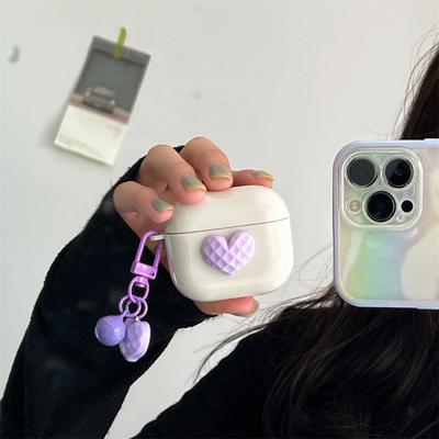 Applicable To Apple Airpodspro Bluetooth Headset Cover, Love Small And Fresh Airpods1/2/3 Generation Solid Color