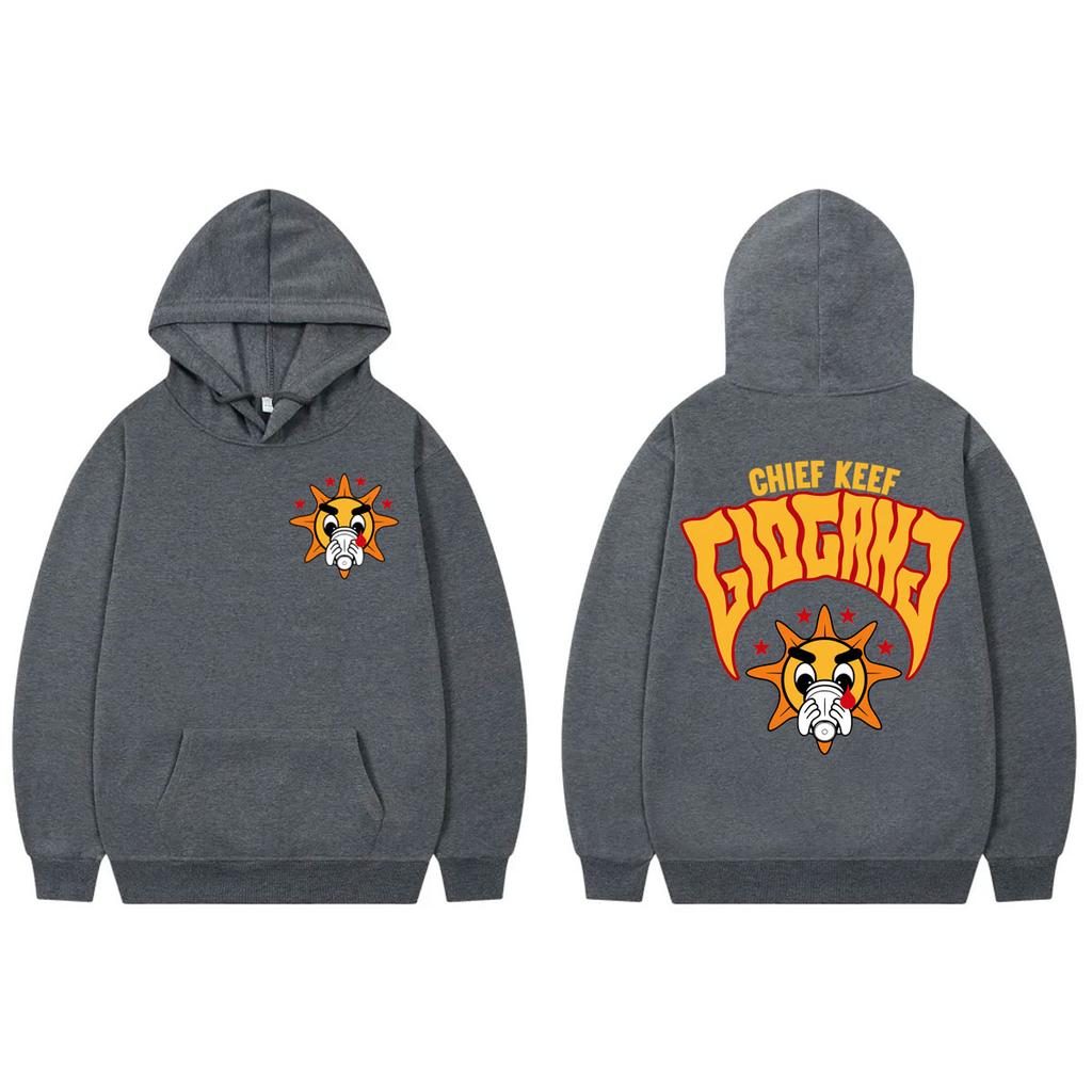 Rapper Chief Keef Tour 2026 Merch Hoodie Unisex Vintage Hip Hop Sweatshirts Casual Fashion Loose Fleece Pullovers Streetwear