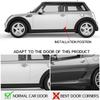 For Volkswagen VW Beetle Golf Passat RLINE Tiguan CC T-ROC Touareg Car Door Corner Transparent Protective Door Protector Sticker ADFGH1