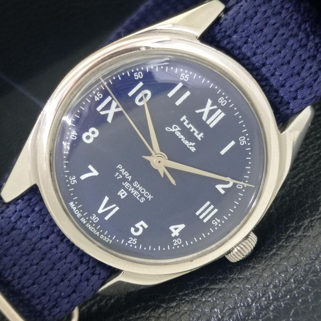 

ВИНТАЖНЫЕ ЧАСЫ HMT JANATA С РУЧНЫМ ЗАВОДОМ, ИНДИЙСКИЕ МУЖСКИЕ, СИНИЙ ЦИФЕРБЛАТ, a700076-5 R201-a700076