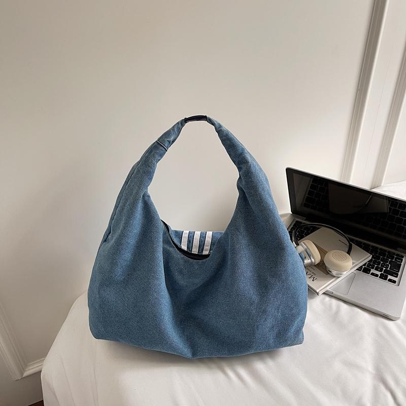 Women's Denim Crossbody Bag Large Capacity Tote Bag