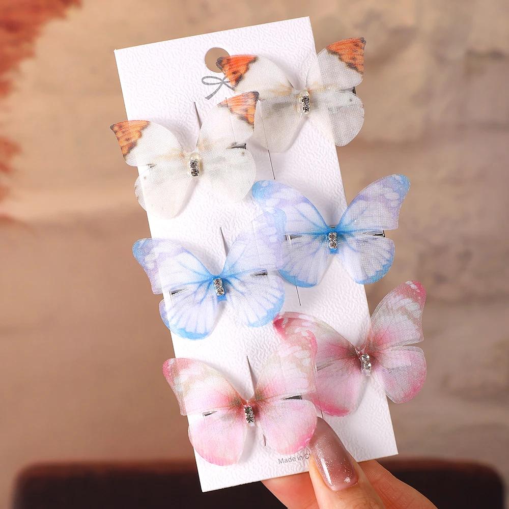 LOVEKIKI Boutique Butterfly HairclipsThat Do Not Hurt Hair Handmade Hairgripes Womens Y2k Headdress Fashion Hair Accessories