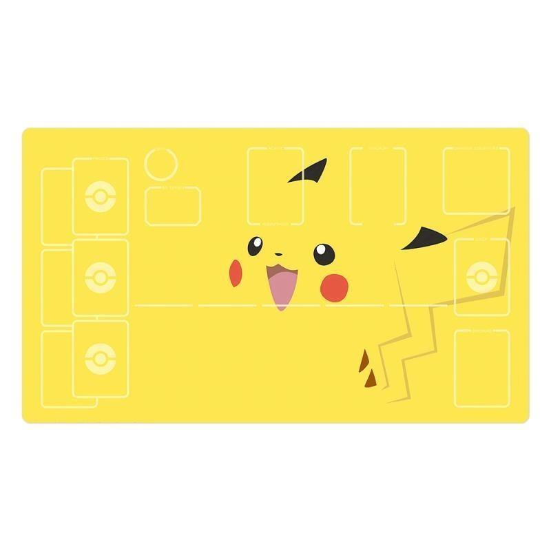 Pikachu Playmat Pokmon TCG with Three Legendary Dragons Single Player Tabletop Game Card Mat for Pokmon Battles 800x300x2mm