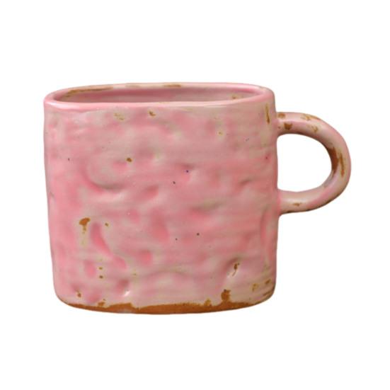 350ml Ceramic Mug Tea Coffee Cup Spiral Hemp Rope Vintage Office Mug Water Cup