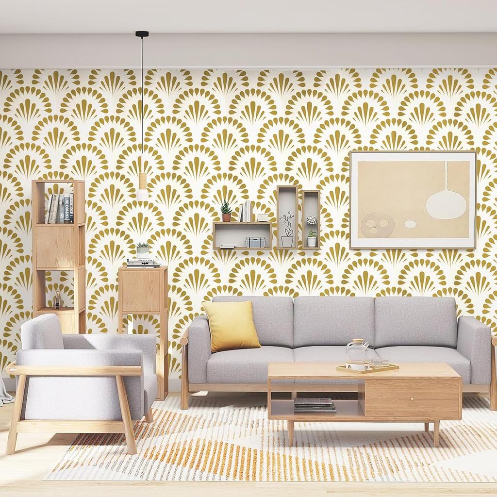 Black/White Modern Wallpaper Decorative Wall Removable Self Adhesive Petal Pattern Geometric Contact Paper PVC Sticker