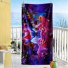 Digital Circus Beach Towel Soft Durable Quick-Dry Comfortable Lightweight Suitable for Swimming, Gym, Camping, Yoga Vacation