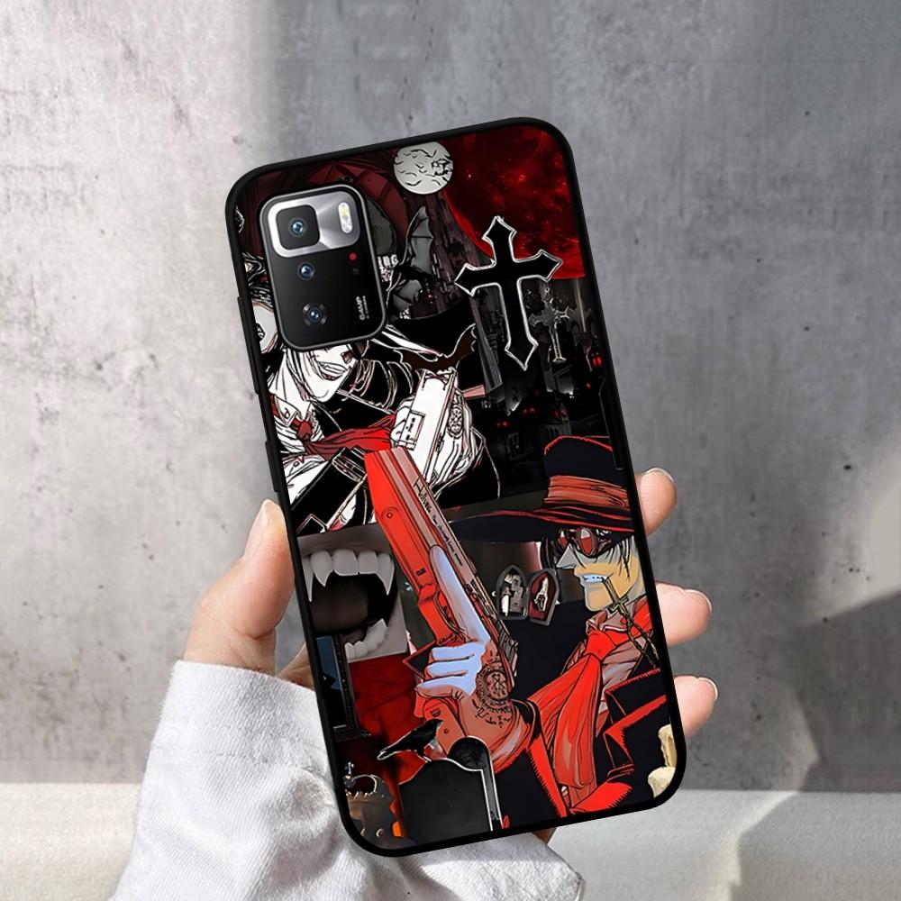 Alucard Hellsing Anime Phone Case For Redmi Note 4 X 5 A 6 7 8 T 9 9S 10 11 11S 11Epro Poco M3 Pro