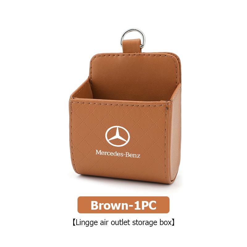 WLX4 For Mercedes Benz Car Storage Bag Air Vent Dashboard Tidy Hanging Organizer Box CLK GLC W212 C200 C300 W203 W204 W205 W169 W176