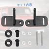 Largoods Work Light Front Assist Mounting Dual Light LED Pod Ladder Dual Light Bracket for Jeep JL JLU Sahara Rubicon Sport Set of 2 Bracket, A-Pillar