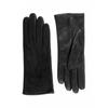 MANI CALDE Suede Leather Gloves For Women_Black