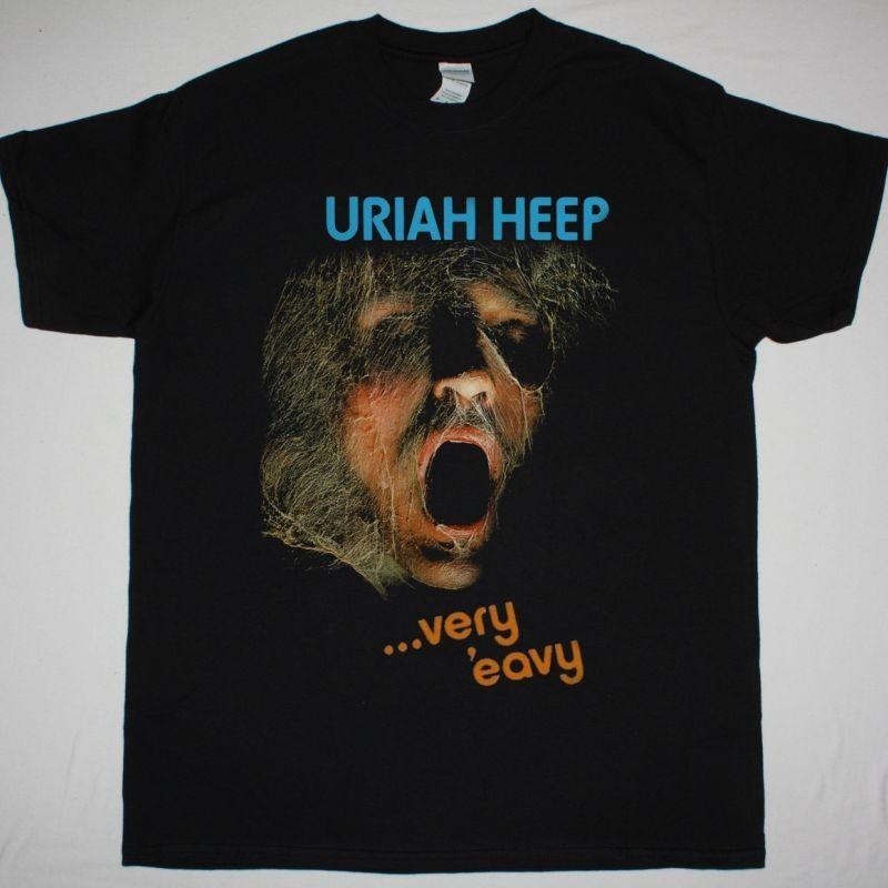 Uriah Heep Very Eavy Very Umble 1970 Black T-Shirt Tee S разноцветный